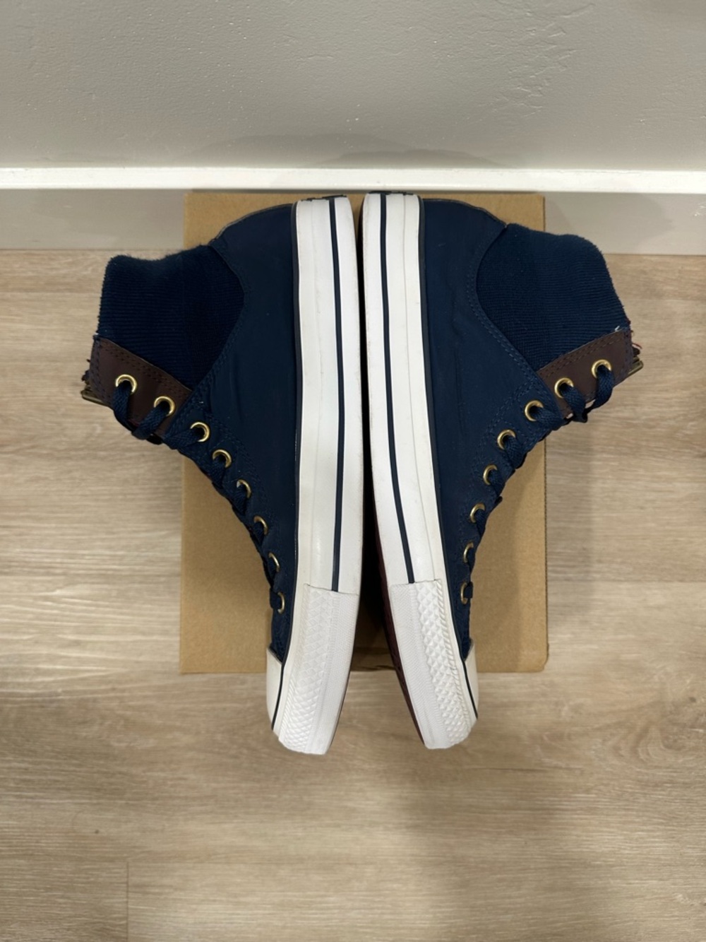 Converse Chuck Taylor All Stars - Navy High Top Sneakers - Picture 6 of 9